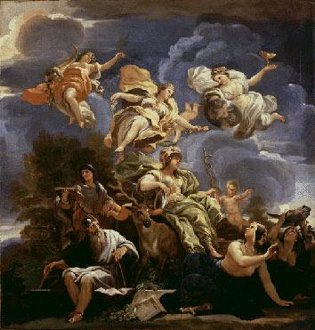 Luca  Giordano Allegory of Prudence oil painting picture